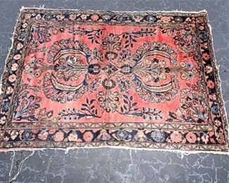 73. Semi Antique Hand Knotted Persian Rug