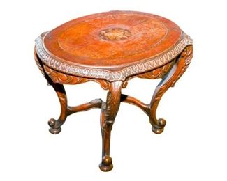 132. Oval Top Side Table