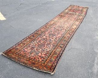 135. Hand Knotted Persian Runner