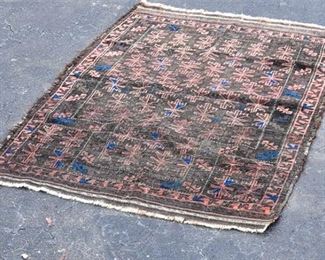137. Semi Antique Hand Knotted Persian Rug