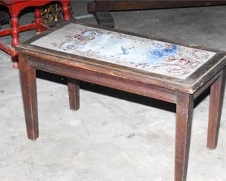 151. Early 20th Tile Top Low Table