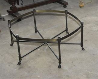 162. JANSEN Style Hexagonal Metal Low Table