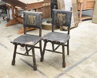 174. Pair Continental Style Side Chairs
