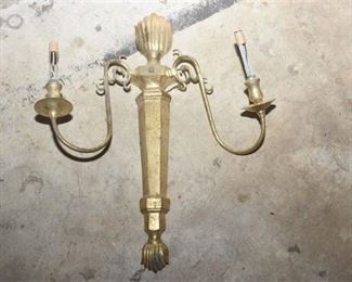 195. Large Two Arm Wall Light