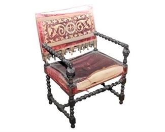 201. Baroque Revival Armchair
