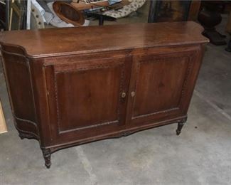 261. Antique Walnut Side Cabinet