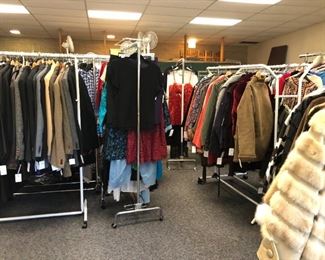 Racks for clothing ready for Autumn Sale 2020
