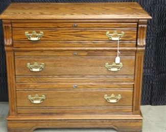 3715- Lexington 3 Drawer Oak Chest