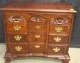 3734- Mahogany 4 Drawer Chest