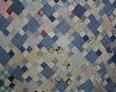 6125- Blue and White Block Quilt
