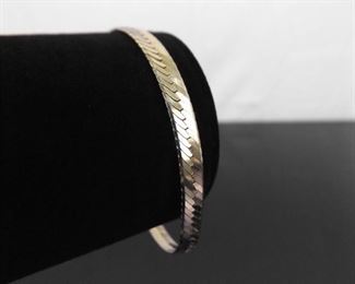 .925 Sterling Silver Snake Link Bracelet
