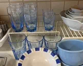 Glassware and Serving Dishes 