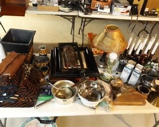 Towels and various decor