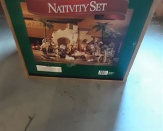 Nativity set new in box