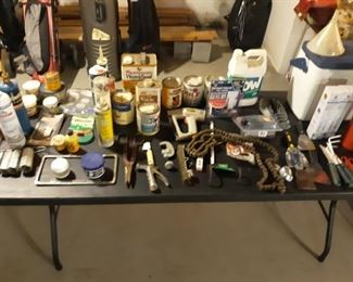 Tools and chemicals
