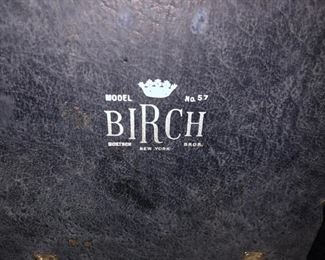 Birch antique portable Victrola