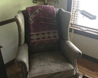 ETHAN ALLEN Leather Chair