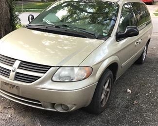 2007 Dodge Caravan with apron 135,000 mi,needs a tune up , applying for a duplicate title .sold