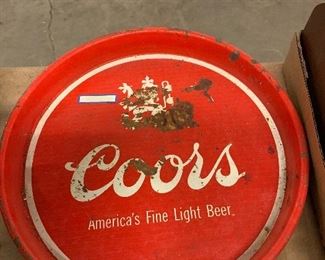 Coors beer tray