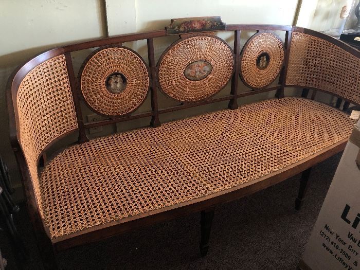 Adams Settee from Albany NY Governors Mansion (circa 1800)