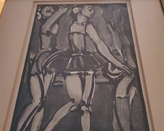 Georges Rouault, Dancers Etching