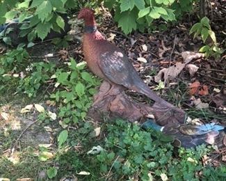 pheasant statue