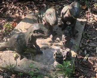 Jurassic Park dinosaurs! Statuary 