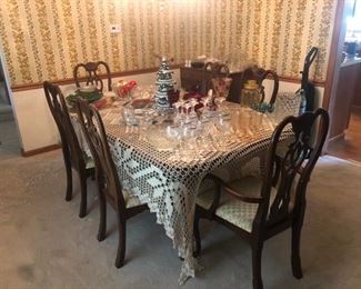 cherry dining room set