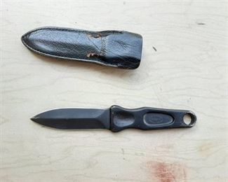 A.G. Russell Knife with Sheath (some damage)