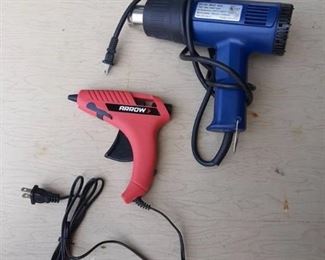 Heat Gun and Hot Glue Gun