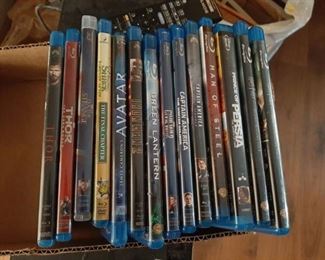 12 Bluray Movies