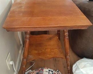 Vintage Oak Parlor Table