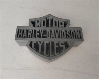 Metal Harley Davidson Storage Box