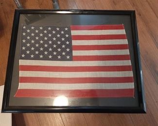 Framed Flag Decor