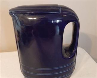 Blue Pitcher for Westinghouse by Hall