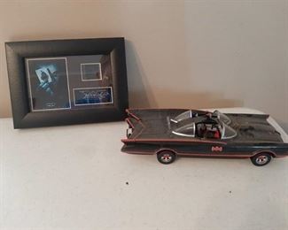 Batmobile and The Dark Knight Film Cell