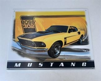 Mustang Tin Sign