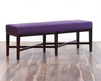 Purple Maple Stretcher Base Boudoir Bench