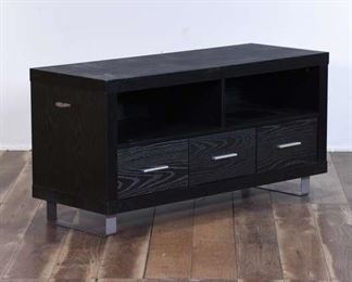 Black Tv Stand With Three Drawers