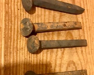 We have HUNDREDS of railroad spikes!