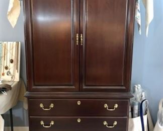 Hickory White Armoire