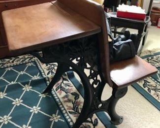 Vintage school desk