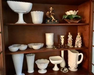 Milk glass collection