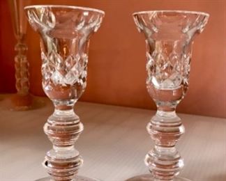Waterford candlestick holders