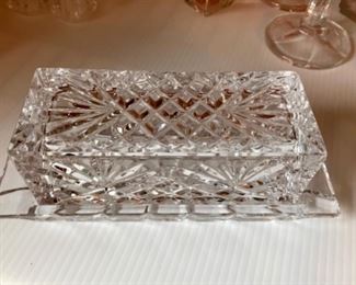 Crystal Butter Dish