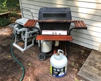 Grill, Extra Tank and Hose Reel