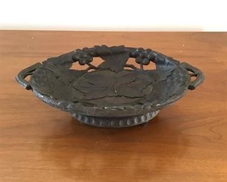 Carved Wood Bowl w/ Music box