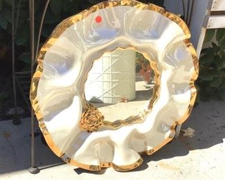 Ceramic hand made Mirror