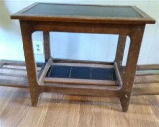 End Table With Fold Down Side's
