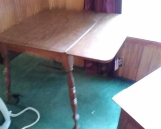 Dinning Table With Fold Down Sides